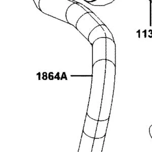 1864A-BAA7-E00 TUBE ASSY C BREATHER — diagram cutout