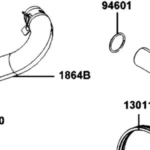 1864B-BAA7-E00 TUBE ASSY. C BREATHER — diagram cutout