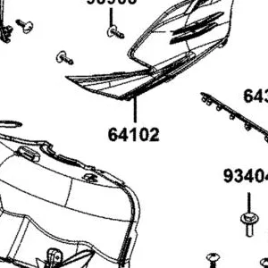 64102-BAA7-E00-JEP COVER B FRONT L SIDE — diagram cutout