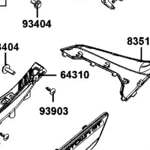 64310-BAA7-E00-N1R PANEL A R FLOOR (Black) — diagram cutout