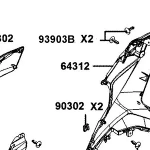64312-BAA7-E00-JEP MOLDING B R SIDE — diagram cutout