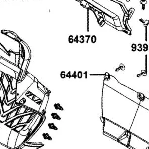64401-BAA7-E00 MESH UNDER COWL — diagram cutout