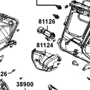 81124-BAA7-E00-N1R LID A R INNER BOX HINGE (Black) — diagram cutout