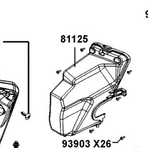 81125-BAA7-E00 BOX R FR INNER BOX — diagram cutout