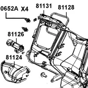 81131-BAA7-E00-N1R LEG SHIELD LOW (Black) — diagram cutout