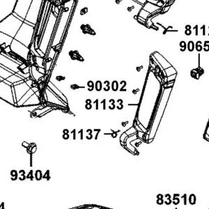 81133-BAA7-E00-N1R HINGE L FR INNER BOX (Black) — diagram cutout
