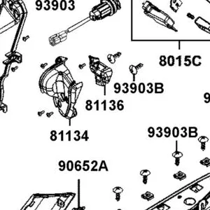 81136-BAA7-E00 LID B L INNER BOX HINGE — diagram cutout