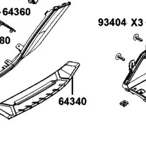 64340-BAA7-E00-N1R MAT L FLOOR (Black) — diagram cutout