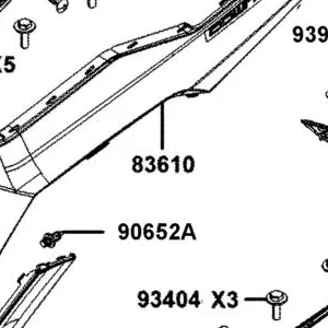 83610-BAA7-E00-N1P BOARD A L SIDE — diagram cutout