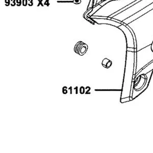 61102-BAA7-E00-NEP FENDER COVER L SIDE — diagram cutout