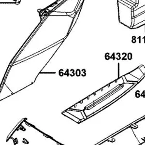 64303-BAA7-E00-CYP MOLDING A L SIDE — diagram cutout