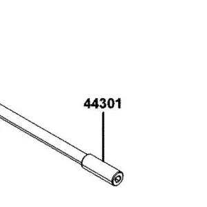 44301-BAA7-E00 AXLE FR WHEEL — diagram cutout