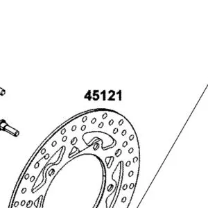 45121-BAA7-E00 DISK FR BRK — diagram cutout