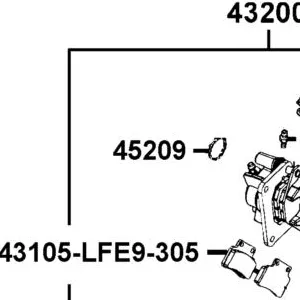 45209-KED9-900 SEAL PISTON