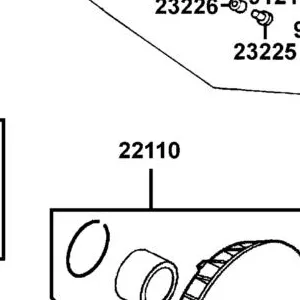 22110-ACD5-E00 FACE COMP MOVABLE DRIVE — diagram cutout