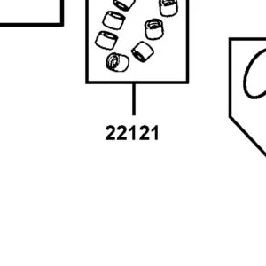 22121-ACD5-305 ROLLER SET WEIGHT(1SET:8 PCS) — diagram cutout