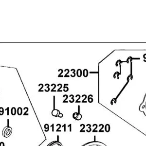 22300-BAA7-E00 PLATE ASSY DRIVE — diagram cutout