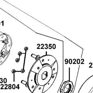 22350-ACD5-E01 PLATE COMP DRIVE — diagram cutout