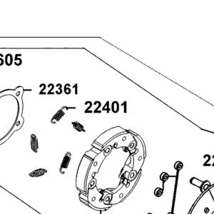 22401-BAA7-E00 SPRING CLUTCH — diagram cutout