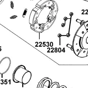 22530-LKF5-E01 WEIGHT CLUTCH — diagram cutout