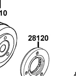 28120-LDB2-C00 ONE WAY CLUTCH — diagram cutout