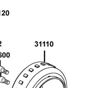 31110-AKC8-E00 FLYWHEEL COMP — diagram cutout