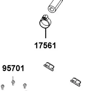 17561-LHG8-E00 CLIP 13 — diagram cutout