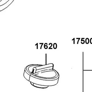 17620-BAA7-M30 CAP COMP FUEL FILLER — diagram cutout
