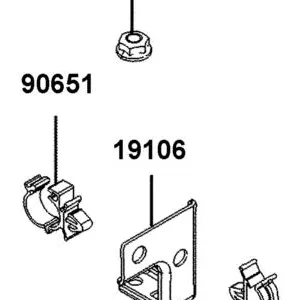 19106-BAA5-E00 STAY CLIP — diagram cutout