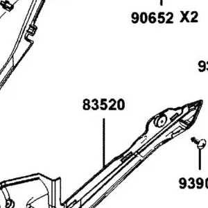 83520-BAA7-E00-N1R BOARD B R SIDE (Black) — diagram cutout