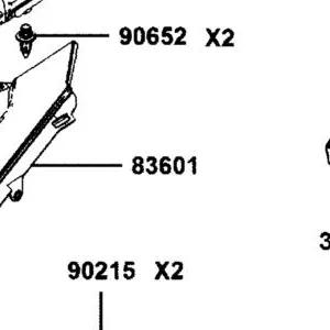 83601-BAA7-E00-N1R COVER B L BODY (Black) — diagram cutout