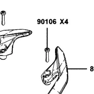 90106-KKE5-E00 BOLT SPECIAL M8*45 — diagram cutout