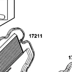 17211-BAB7-C00 ELEMENT AIR/C — diagram cutout
