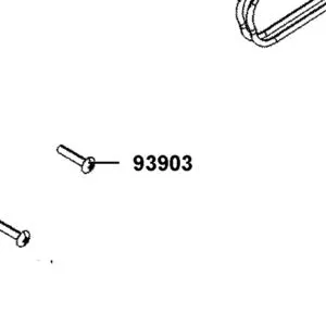 93903-25580 SCREW TAPPING 5*25 — diagram cutout