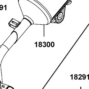 18300-BAA5-E00 MUFFLER COMP EXH — diagram cutout