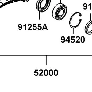 52000-BAA5-E00-NEA FORK ASSY RR — diagram cutout