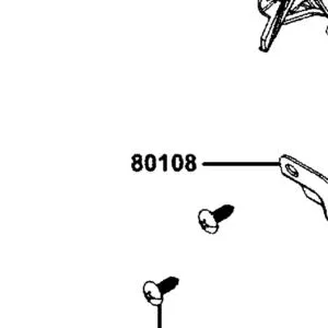 80108-BAA7-E00 STAY RR FENDER — diagram cutout