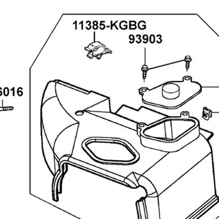 11385-KGBG-900 CLIP VACUUM TUBE — diagram cutout