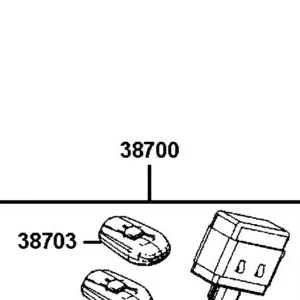 38700-AGE2-305 KEYLESS SET — diagram cutout