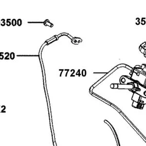 77240-BAA7-E00 CABLE ASSY SEAT LOCK — diagram cutout