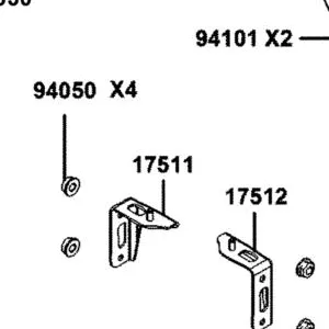 17511-ACD5-E00 STAY R FUEL TANK — diagram cutout