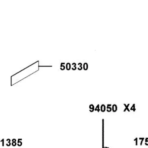 50330-AFB5-900 SPONGE FRAME 23X80 — diagram cutout