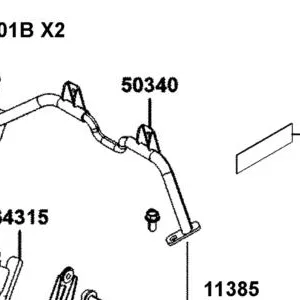 50340-BAA7-E00 STAY METER — diagram cutout