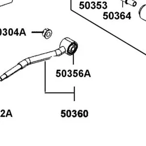 50356-LFA7-E01 RUB BUSH TIE ROD — diagram cutout