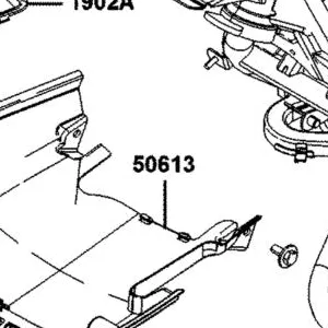 50613-BAA7-E00-N1R COVER UNDER (Black) — diagram cutout