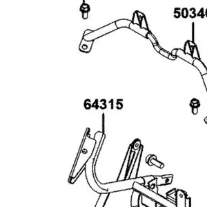 64315-BAA7-E00 BRKT FR COVER — diagram cutout