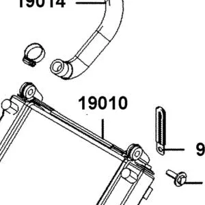 19010-LKG7-E00 RADIATOR COMP — diagram cutout