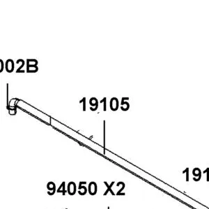 19105-BAA7-E00 HOSE ASSY RESERVE TANK-PRESSURE VALVE — diagram cutout