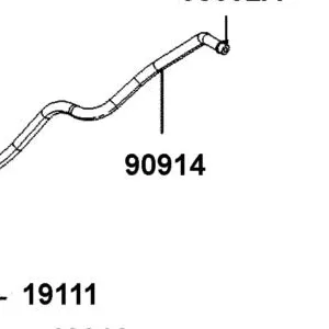 90914-BAA5-E00 TUBE ASSY WATER — diagram cutout
