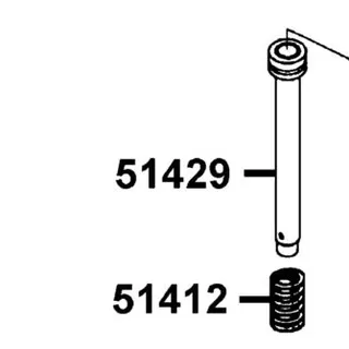 51429-BAA7-E00 PIPE SEAT COMP — diagram cutout